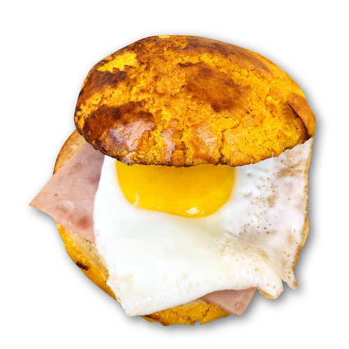 M. Ham & Egg w/ Pineapple Bun