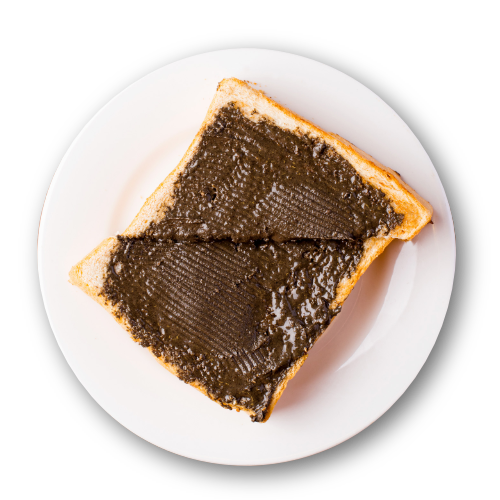 R. Black Sesame Paste Thick Toast